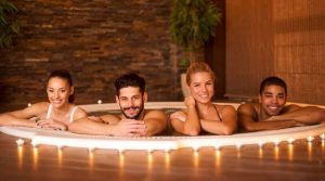 best 4 person hot tub